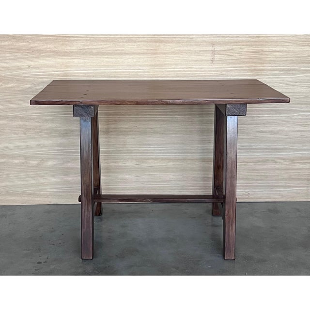 Early 19th Century Spanish Baroque Work Side Table , Restored For Sale - Image 9 of 18