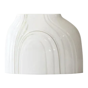 Vintage Royal Doulton Impressions Low Cypress Vase by Gerald Gulotta