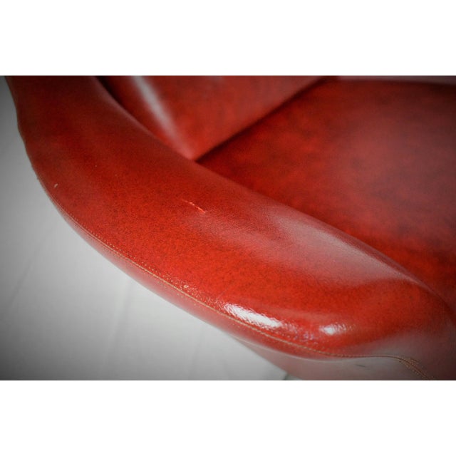 Leather Swivel Armchair from UP Závody, 1965 For Sale - Image 6 of 12