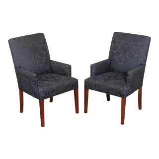 Ethan Allen Pair of 'Thomas' Dining Armchairs For Sale