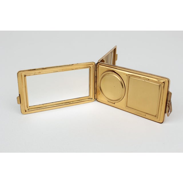 Small Art Deco Lime Green Marbled Minaudière, 1930s For Sale - Image 4 of 9