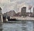 Slate Gray Jean-Louis Lefort –1910s Paris, Pont De Grenelle & Statue of Liberty–Oil Painting For Sale - Image 8 of 12