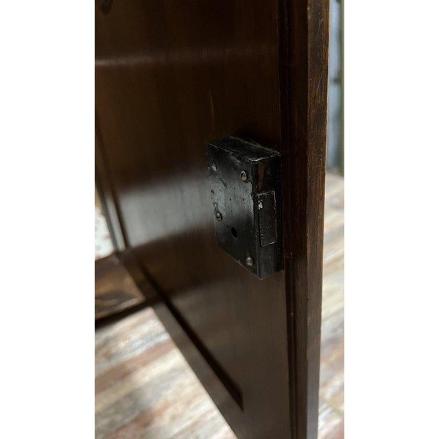 Brown Louis XV Style Sideboard in Walnut For Sale - Image 8 of 10