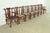 Baker Furniture Style Chippendale Carved Mahogany Dining Chairs, Set of Eight For Sale - Image 14 of 14