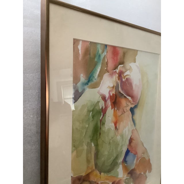 The Watercolor Figure “Venduse” Painting by Mafalda Cento For Sale - Image 4 of 6