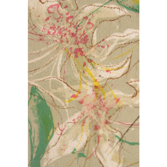 Taupe Late 20th Century Jacques Pecnard 'Claudine' Lithograph, Custom Framed For Sale - Image 8 of 13