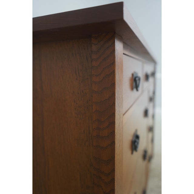Stickley Mission Oak Arts & Crafts Gentlemens Chest For Sale - Image 13 of 18