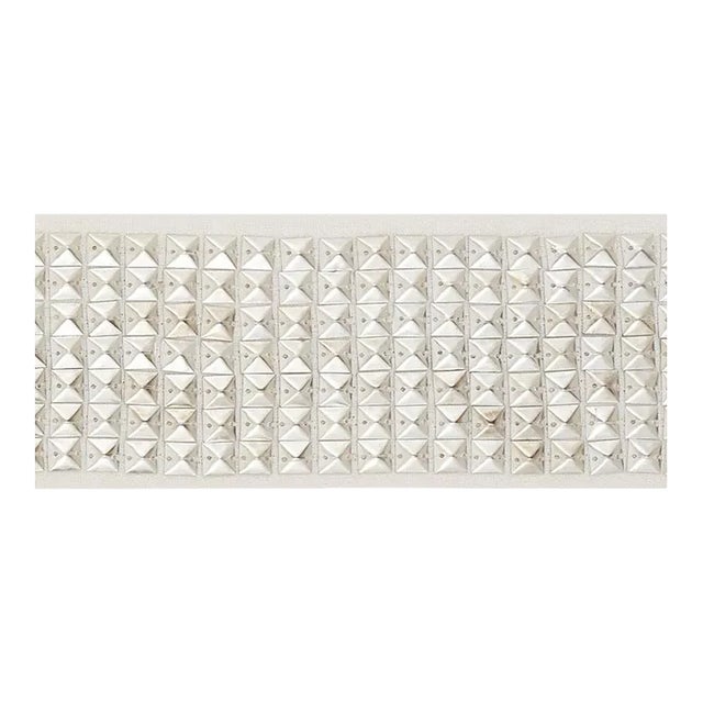 Schumacher Gardner Tape in Silver For Sale