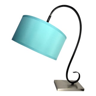 Mid-Century Modern Iron Table Lamp For Sale
