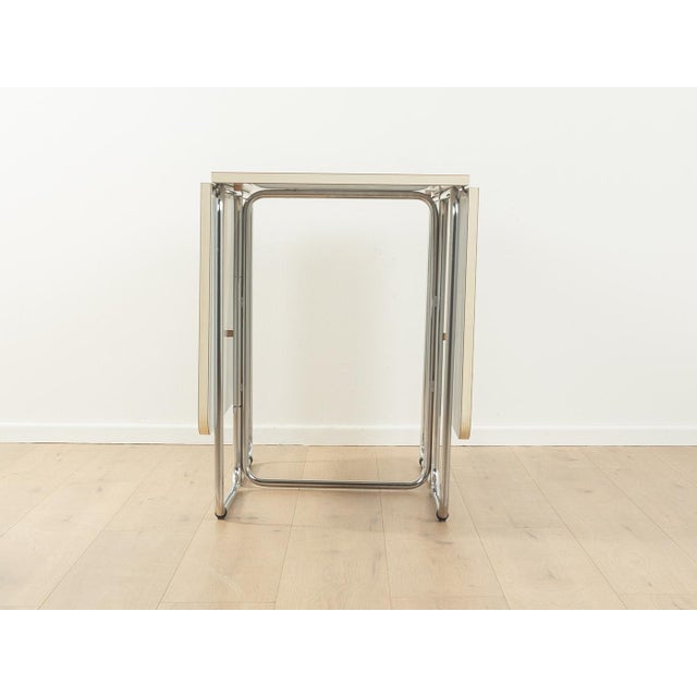 Metal Folding Table by Christian Taube for Läsko, 1970s For Sale - Image 7 of 9