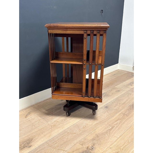 Antique Revolving Bookcase, 1890s For Sale - Image 13 of 13