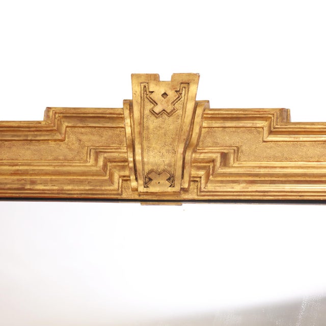 Late 19th Century 71" Italian Gilt Wood Mirror, C. 1890 For Sale - Image 5 of 8