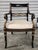 Black Maitland-Smith Regency Style Ebonized & Gilt Armchairs- A Pair For Sale - Image 8 of 16