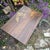 Brown Postmodern Accent Table With Stenciled Leaves For Sale - Image 8 of 11
