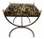 Neoclassical Upholstered Curule Bench For Sale