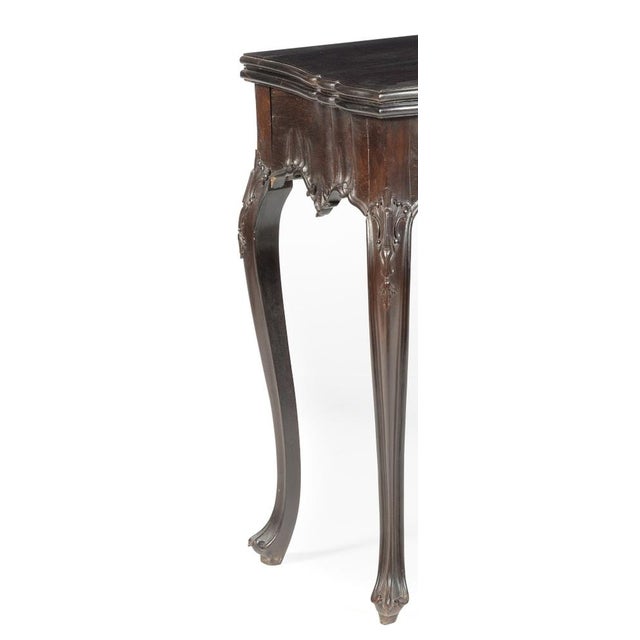 King Jose Style Tea Table in Noble Wood For Sale - Image 5 of 8