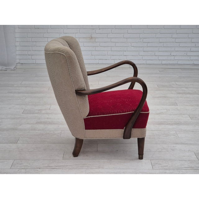 Vintage Danish Chair by Alfred Christensen for Slagelse Møbelværk, 1960s For Sale - Image 13 of 18