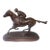 English Bronze Racehorse Sculpture Signed by Gill Parker 1984. For Sale