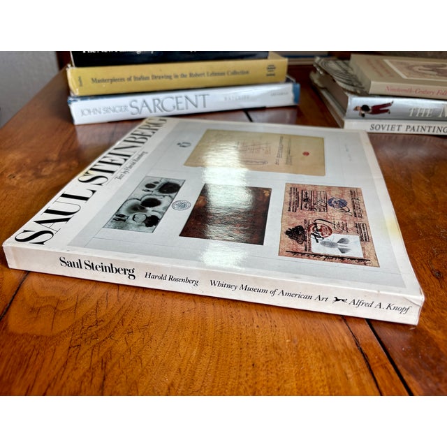 Postmodern 1978 First Edition Saul Steinberg Art Book For Sale - Image 3 of 12