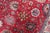 1920s, Antique Tabriz Wool Rug, Allover Shah Abbasi Floral, Crimson Field, 9 X 13 For Sale - Image 11 of 16