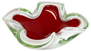 Large Murano Glass Bowl or Ashtray, Italy, 1970s