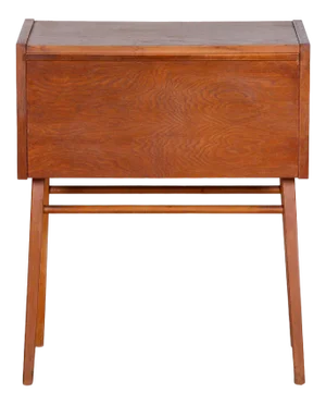 Mid-Century Czech Oak Side Table, 1950s