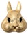 Vintage 1980s Signed Jomaz Goldtone Rabbit Brooch For Sale