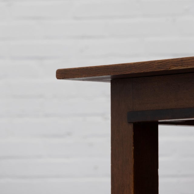 Dutch Art Deco Extendable Dining Table, 1920s For Sale - Image 6 of 18