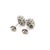 Transparent Natural Sapphire Diamond Stud Earrings 14k W Gold 0.94 TCW Certified For Sale - Image 8 of 16