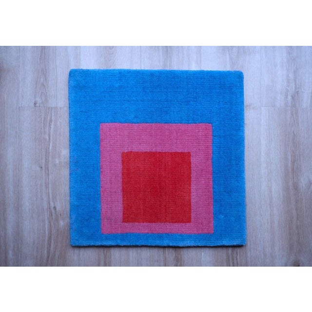 Rare limited edition Christopher Farr / CF Editions rug created in association with the Josef & Anni Albers Foundation,...