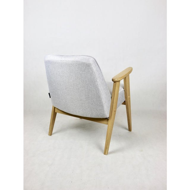 Beige & Gray Model 366 Lounge Chair by Józef Chierowski, 1970s For Sale - Image 11 of 15