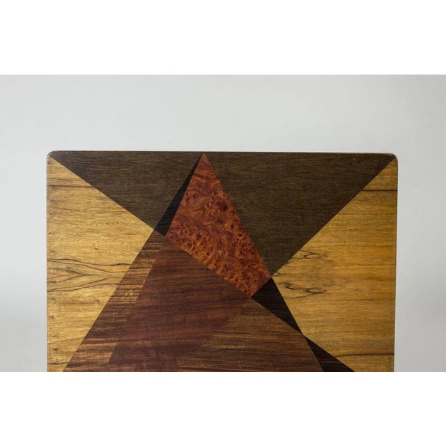 Wood Mid-Century Inlaid Coffee Table, 1950s For Sale - Image 7 of 9