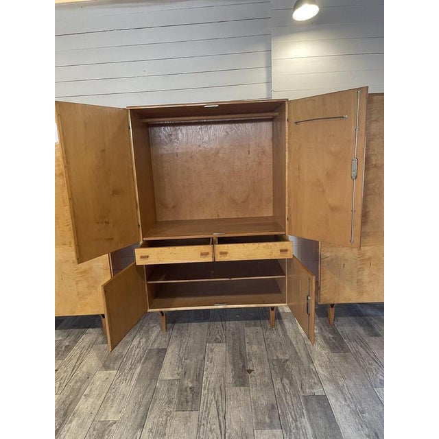 Vintage High-Gloss Wardrobes from Novy Domov, Czech-Republic, 1960s, Set of 3 For Sale - Image 4 of 18