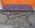 48" Rectangular Moroccan Mosaic Table in Petrol Blue For Sale In Orlando - Image 6 of 8