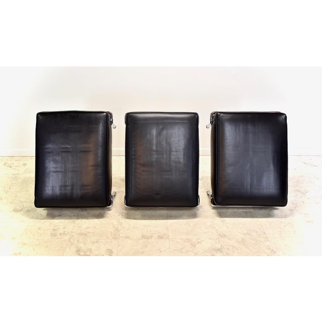 Contemporary Cassina Le Corbusier Lc2 Ottomans by Jeanneret Perriand For Sale - Image 11 of 12