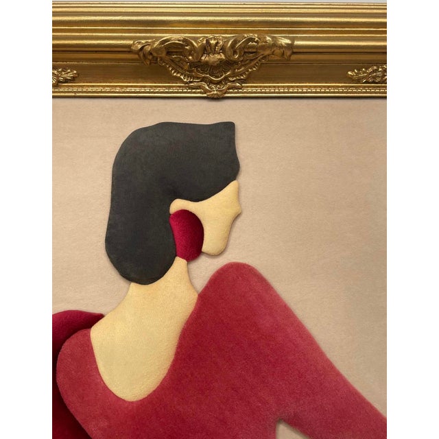 Artist’s Proof 1980s Textile Wall Art by Shadrak – Oversized Framed Statement Piece For Sale - Image 4 of 13