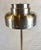 Danish Floor Lamp in Gold Metal For Sale - Image 14 of 15