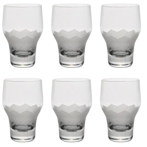 Model Lotus Shot Glasses by Richard Latham and Bjørn Wiinblad for Rosenthal, 1970s, Set of 6