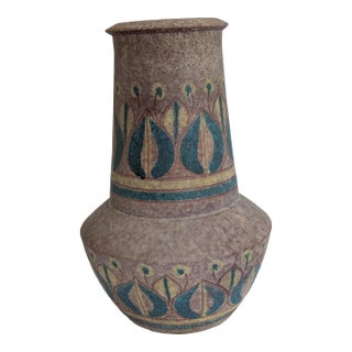 Rare MCM Alvino Bagni Italian Pottery Vase Raymor Bitossi Gambone For Sale