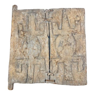 Early 20th Century Dogon Granary Door Mali For Sale