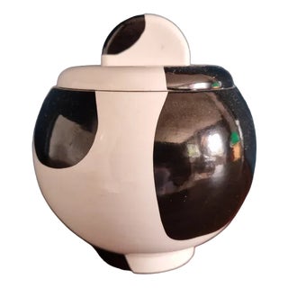 Lidded Bowl by Michele De Lucchi for Memphis, 1984 For Sale