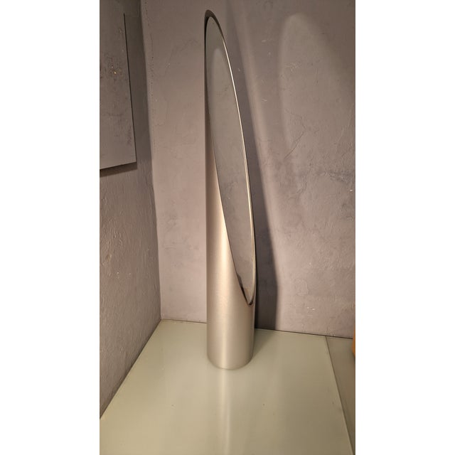 Model Unghia Nail Lipstick Floor Mirror in Crome For Sale - Image 4 of 14