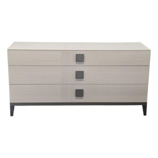 Alf + DaFre Mont Blanc Modern 3-Drawer Dresser in Light Wood Finish For Sale