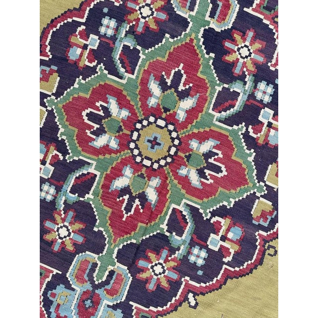 Large Vintage Transylvanian Kilim Rug, 1970s For Sale - Image 10 of 17