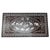 A striking handmade Indian coffee table, finely crafted from richly toned rosewood and extensively decorated with...