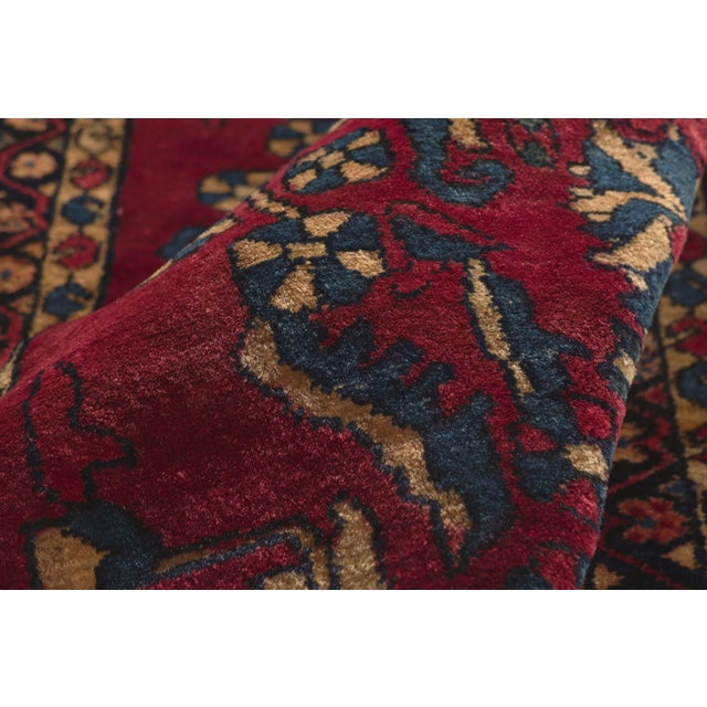 Antique Persian Lilihan Rug, 03'06 X 04'07 For Sale In Dallas - Image 6 of 10