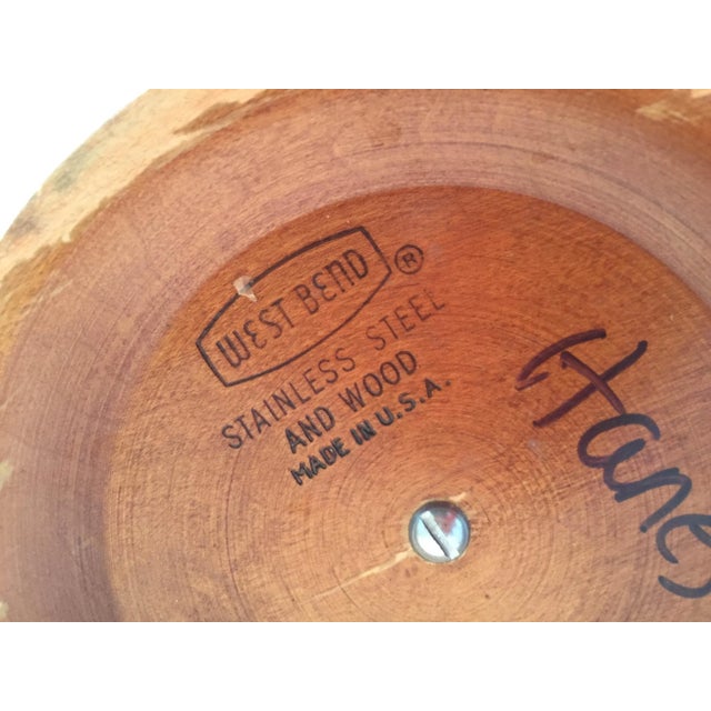 Mid-Century Stainless Steel Bowls - A Pair For Sale In New York - Image 6 of 9