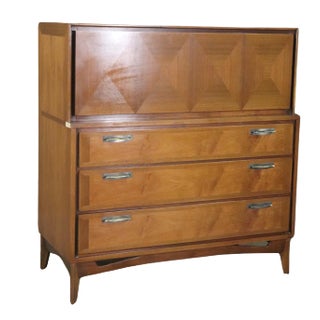 Mid-Century Tall Chest by Red Lion Furniture For Sale