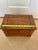 1960s Vintage Small Table Top Chest Trunk Wooden Box With Inlay Trim For Sale - Image 5 of 12