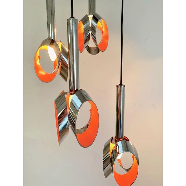 Space Age hanging lamp from Massive, 1960's. This model is also known as "Cascade". The quality of Massive products is...